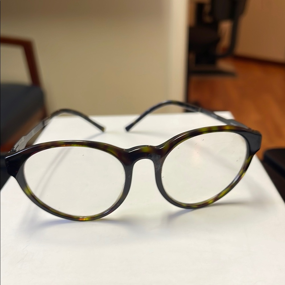 IC BERLIN Round Tortoiseshell Glasses